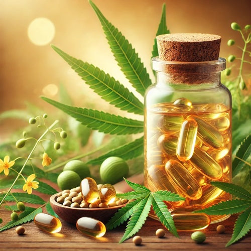 Neem Seed Oil Softgel Capsules