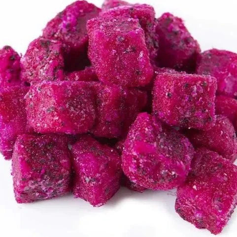 Freeze Dried Dragon Fruit Slices for Ice Cream, Juice and Smoothie Toppings